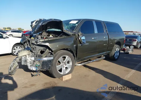 2012 Ram 1500 Slt из США, поврежденный, VIN 1C6RD6GT3CS183277